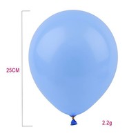 PALLONCINI OPACHI IN LATTICE 2.2GR 25CM 8PZ - azzurro