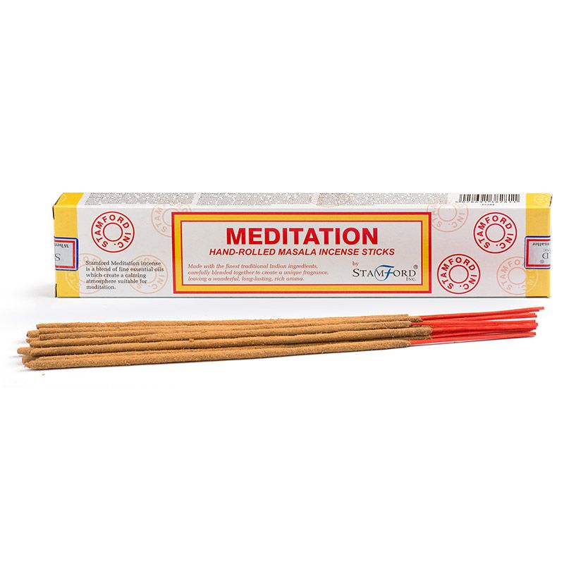 meditazione-BASTONCINI INCENSI PROFUMATI STAMFORD MASALA, OM SHANTI, BUDDHA BLESSINGS, SANGUE DI DRAGO, MEDITAZIONE, VANIGLIA, PAKEEZAH