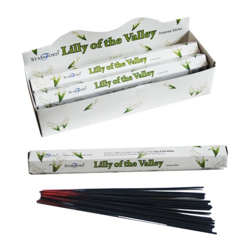 lilly of the valley-BASTONCINI INCENSO ESAGONALI, INCENSO STAMFORD