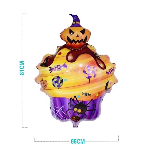 PALLONCINO MYLAR DOLCETTO ZUCCA HALLOWEEN